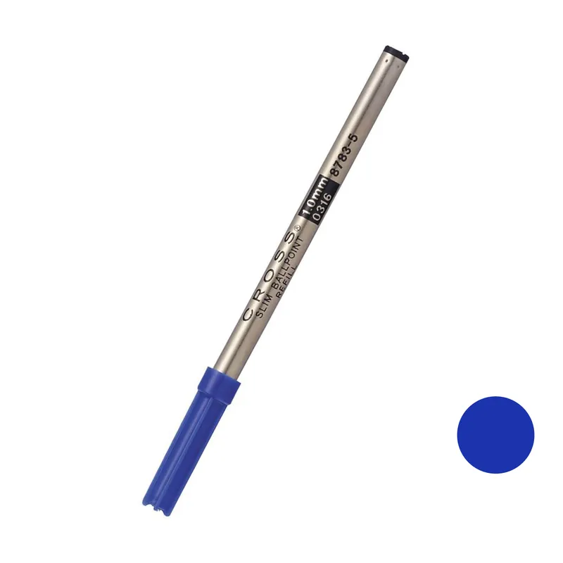 Cross 8783-5 Ballpoint Slim Medium Refill Pack of 1 Blue