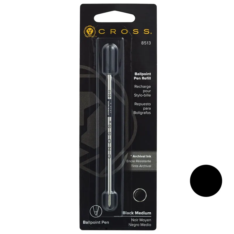 Cross Ballpoint Refill 8513 Black Medium