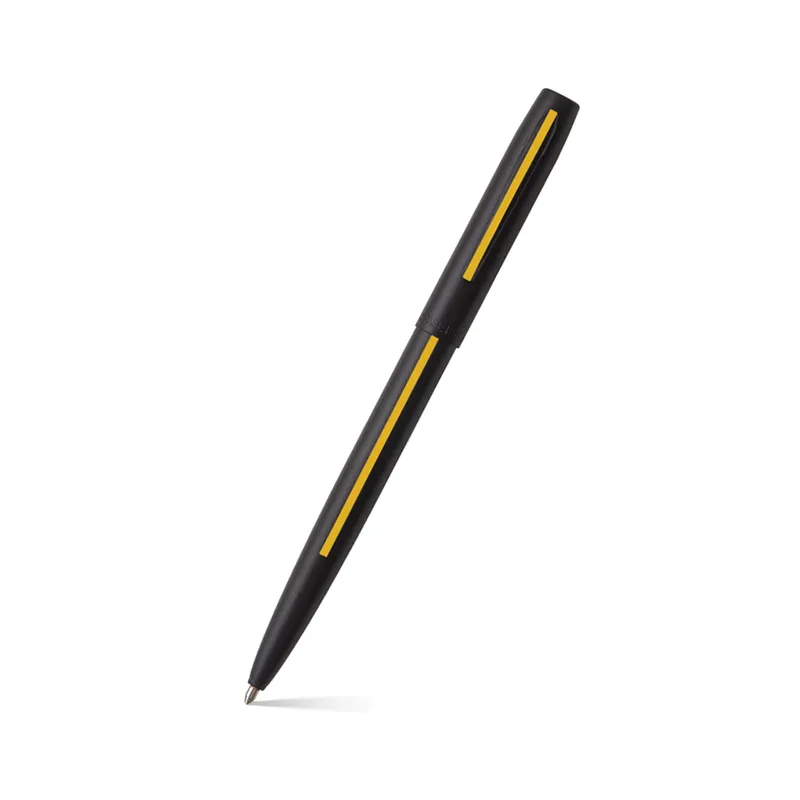 Fisher Space Non-Reflective Cap-O-Matic Dispatcher Ballpoint Pen - Matte Black And Gold