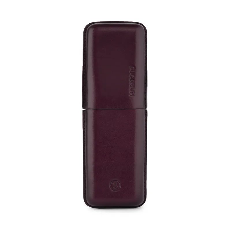 Lapis Bard Ducorium Moulded Pen Case - Bordeaux