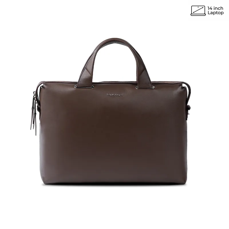 Lapis Bard Aster 14-inch Laptop Bag - Dark Brown