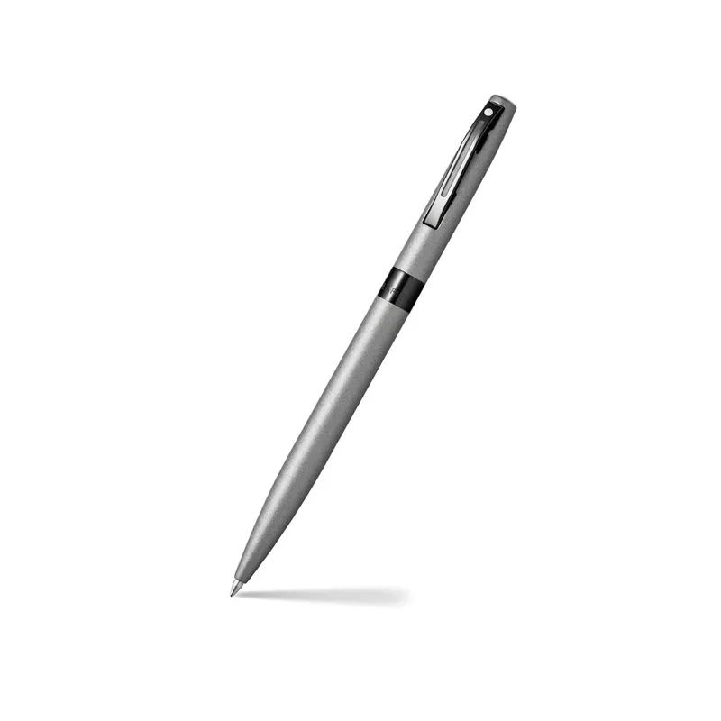 Sheaffer REMINDER 9019 Matte Gray Ballpoint Pen With Black PVD  trim