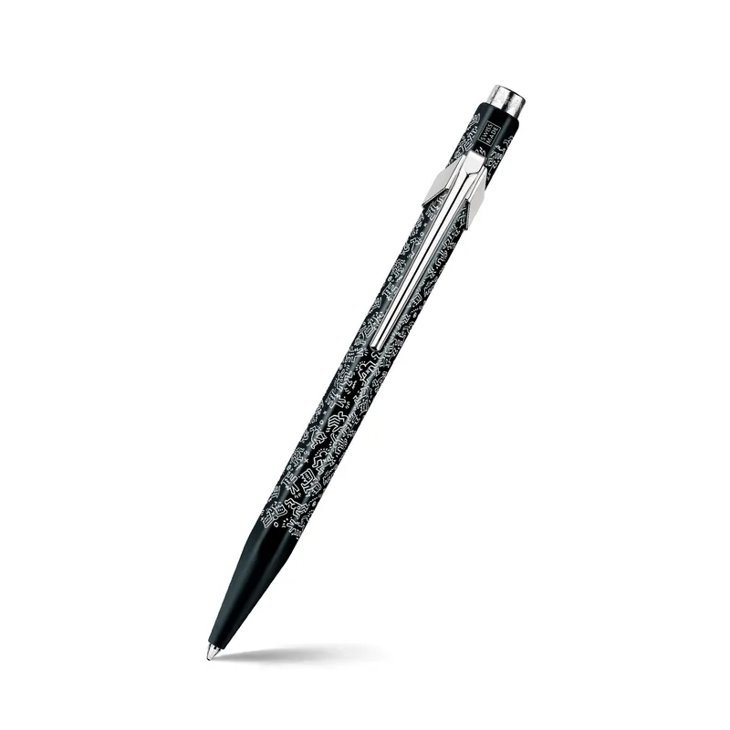 Caran d'Ache 849 Xmas23 Keith Haring Ballpoint Pen - Black