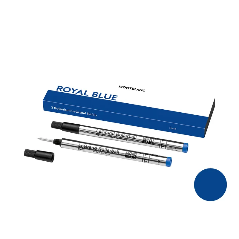 Montblanc 128227 Legrand Rollerball Refill Fine (Pack Of 2) - Royal Blue