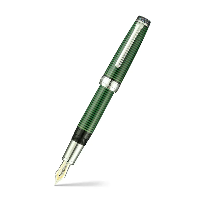 Sailor Limited Edition Wajima Bijou II Fountain Pen (21K Fine) - Green With Gold Trims