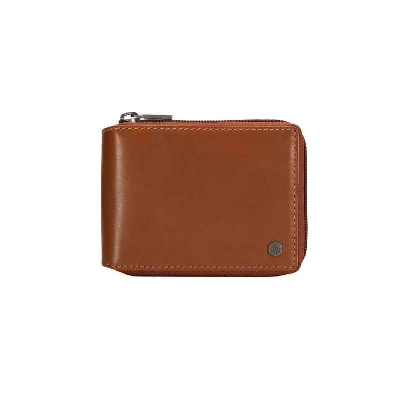 Jekyll & Hide Norwegian Zip Around Wallet - Tan