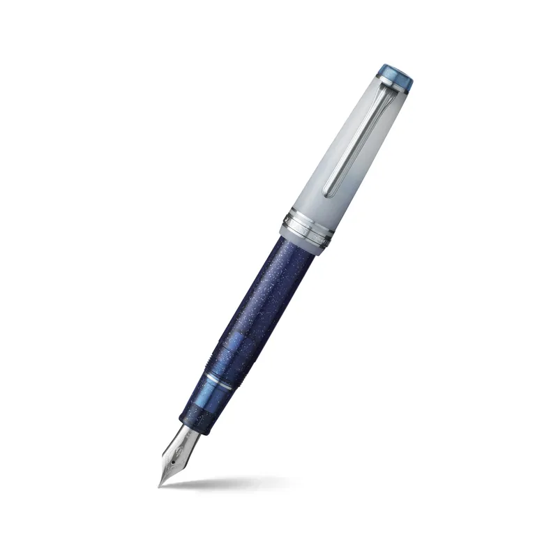 Sailor Professional Gear Sunlight from the Ocean Floor Umizoko kara Taiyo Fountain Pen (21K Medium) - Blue With Rhodium-Plated Trims