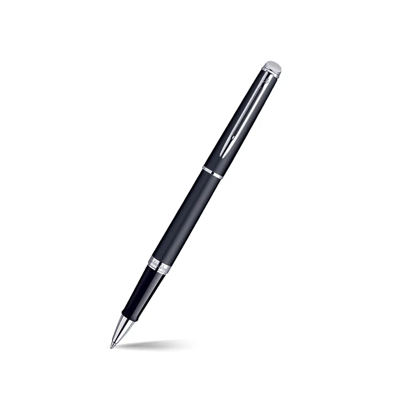 Waterman Hemisphere Matte Black Chrome Trim Rollerball Pen