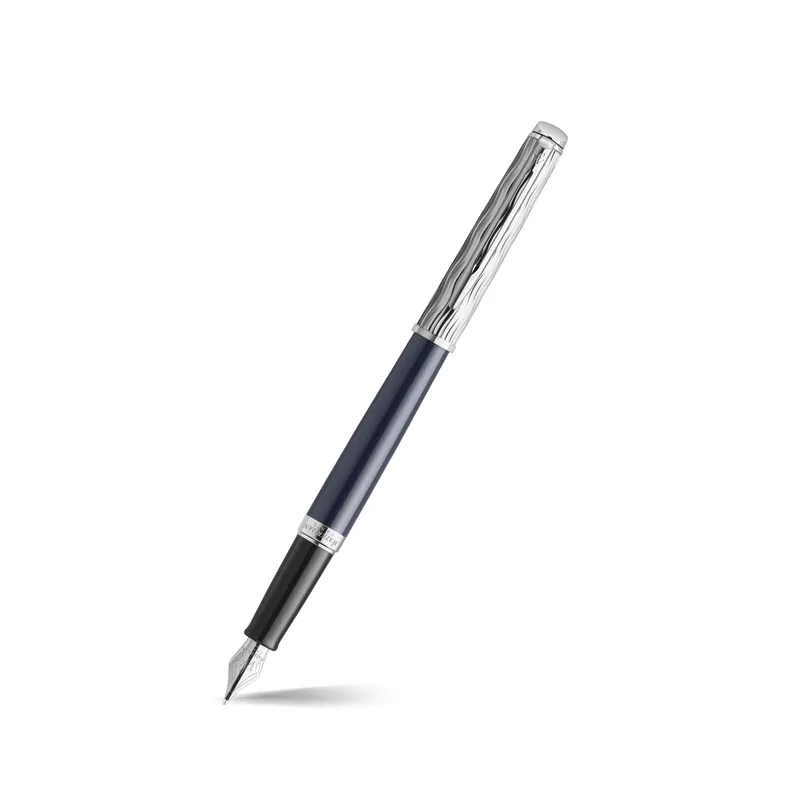 Waterman Hemisphere L'essence Du Bleu Chrome Trim Fountain Pen - Medium