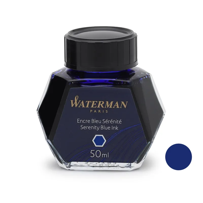 Waterman Serenity Blue Ink Bottle