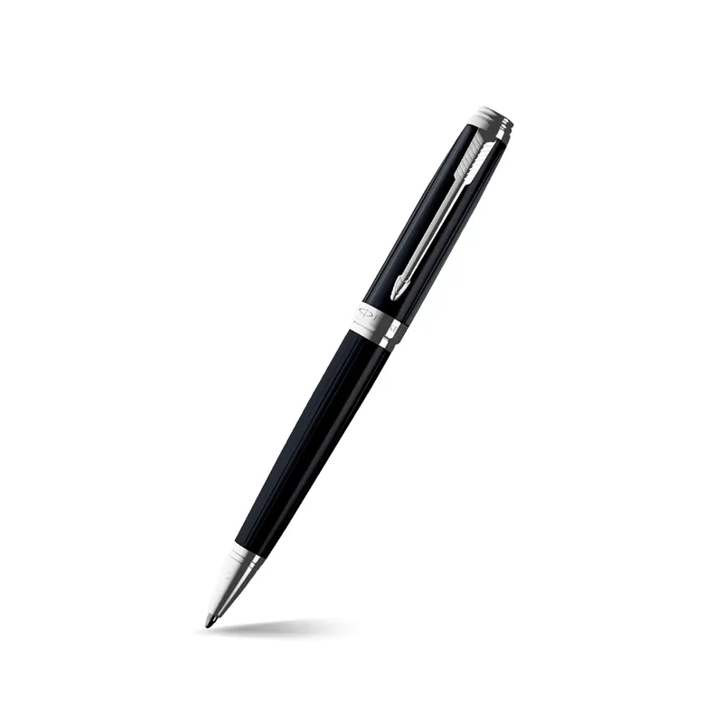 Parker Ambient Laque Black Chrome Trim Ballpoint Pen