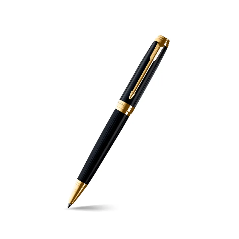 Parker Ambient Laque Black Gold Trim Ballpoint Pen