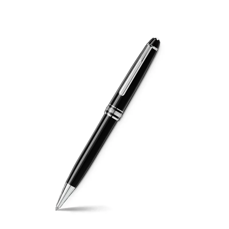 Montblanc 164 MeisterstÃ¼ck Platinum Black Ballpoint Pen