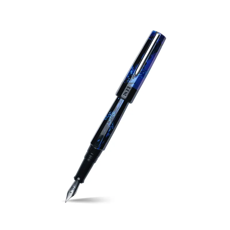 Benu Euphoria French Poetry Blue Fountain Pen - Medium