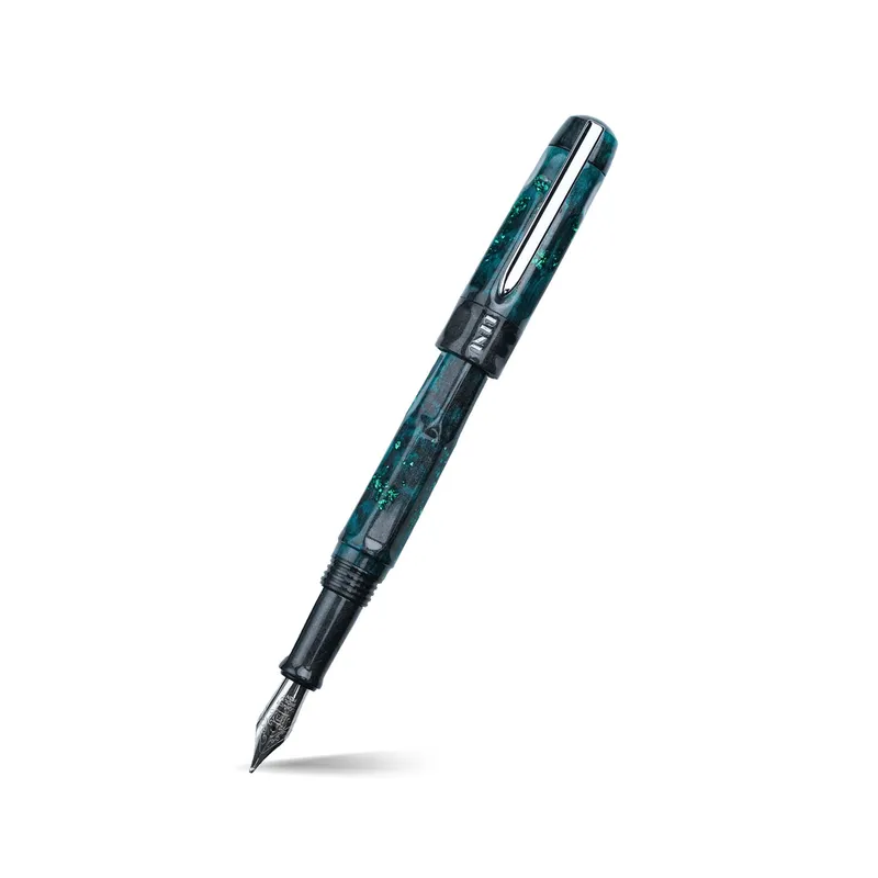 Benu Talisman Cat's Eye Green Fountain Pen - Fine