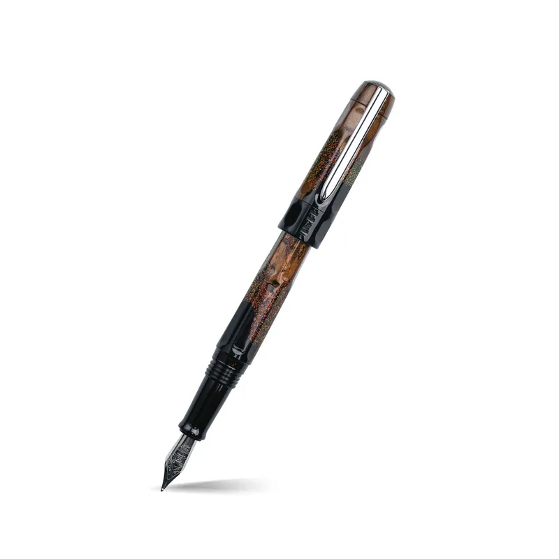 Benu Talisman Dream Bean Brown Fountain Pen - Fine