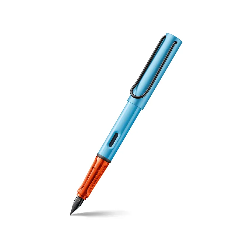 Lamy AL-star Denim Blue and Orange Fountain Pen-Medium
