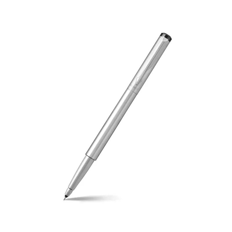 Parker Vector Stainless Steel Rollerball Pen With Chrome Trim