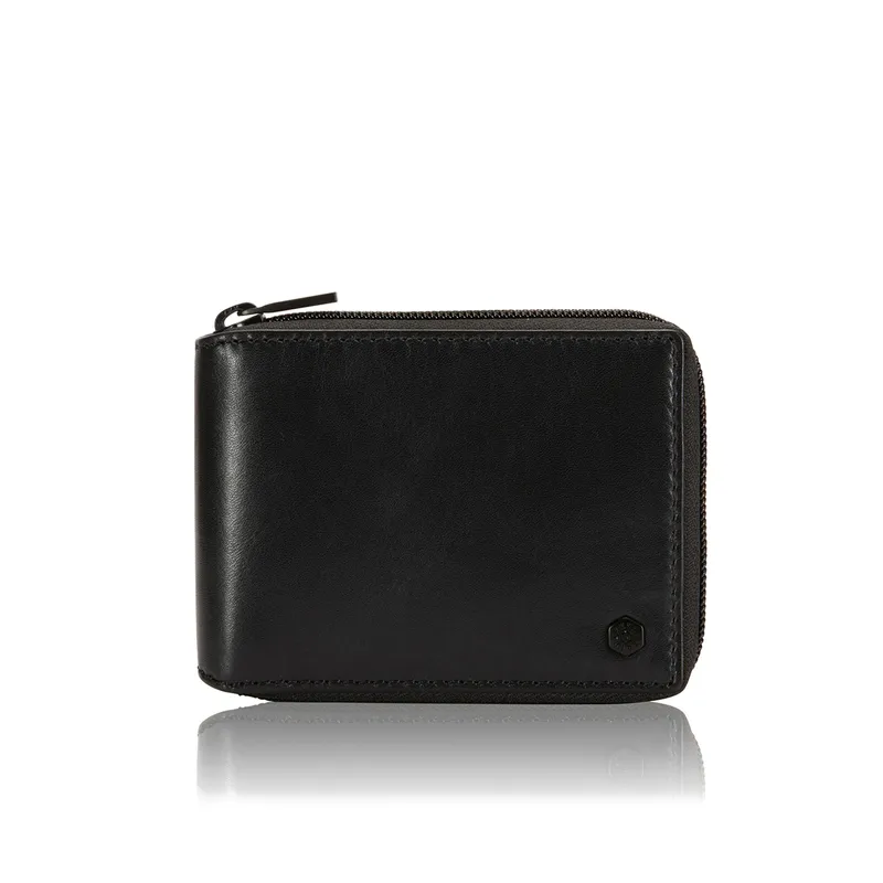 Jekyll & Hide 4295 Zip Around Coin Wallet - Black