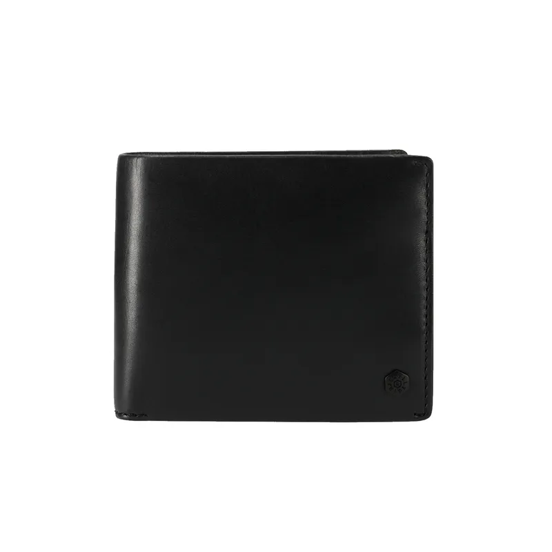 Jekyll & Hide 6492 Medium Bifold Wallet With Coin - Black