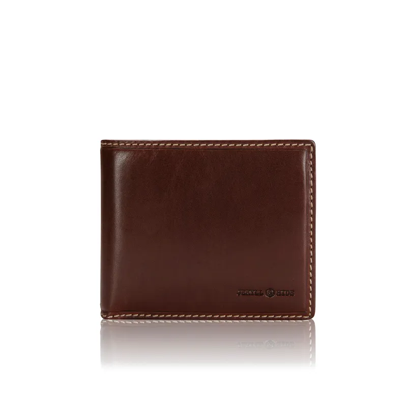 Jekyll & Hide 6492 Medium Bifold Wallet With Coin - Mocha