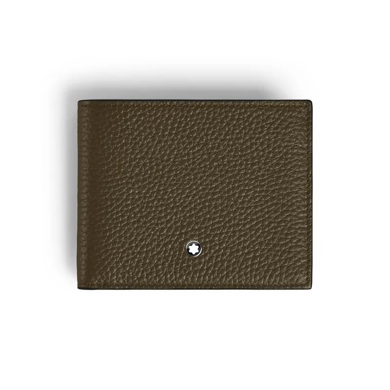 Montblanc Grain Wallet 6 CC - Khaki