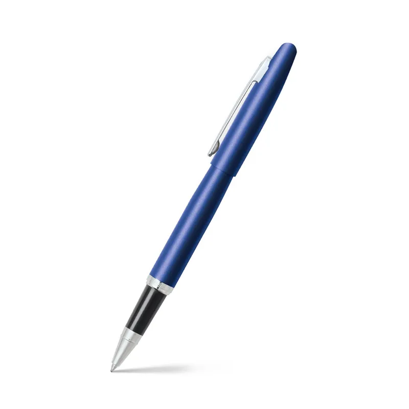 Sheaffer 9401 VFM Rollerball Pen Neon Blue with Chrome-Plated Trim