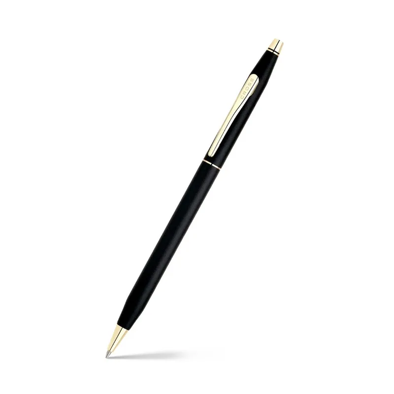 Cross 2502 Classic Century 23K Ballpoint Pen Black With Gold Trims