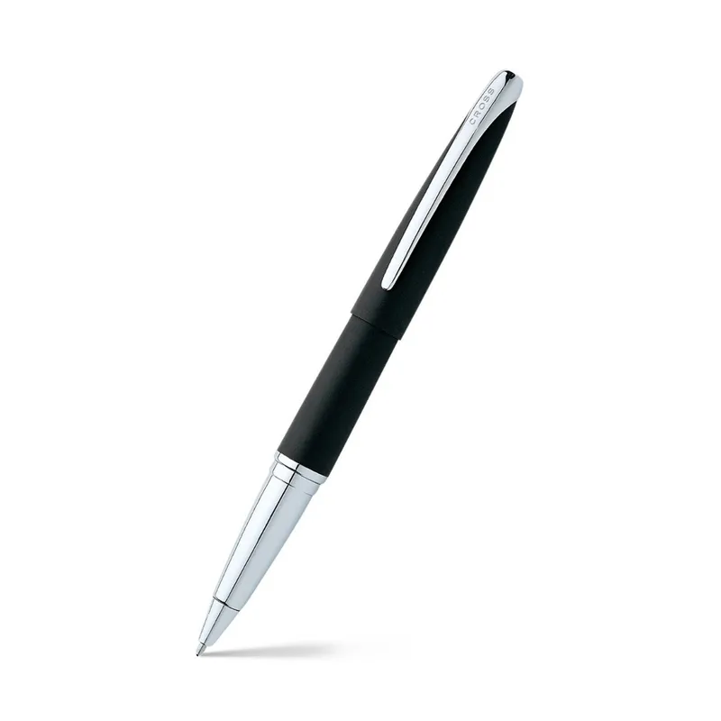 Cross 886-3MS ATX Rollerball Pen Basalt Black with Chrome Trims