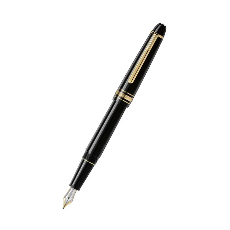 Montblanc MeisterstÃ¼ck Classique Medium Fountain Pen - Black With Gold Trims