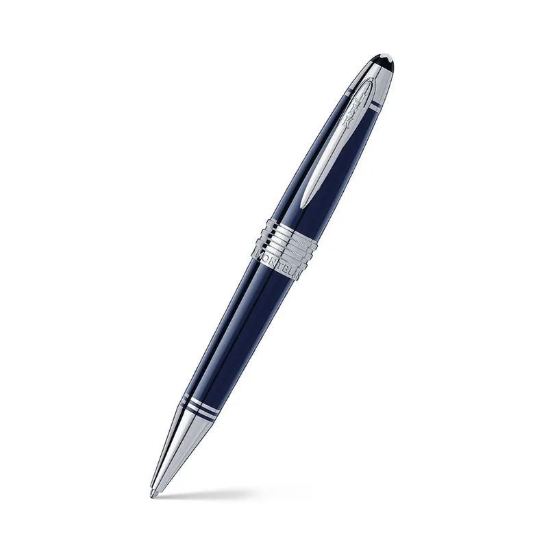 Montblanc John F. Kennedy Ballpoint Pen - Blue With Platinum Trims