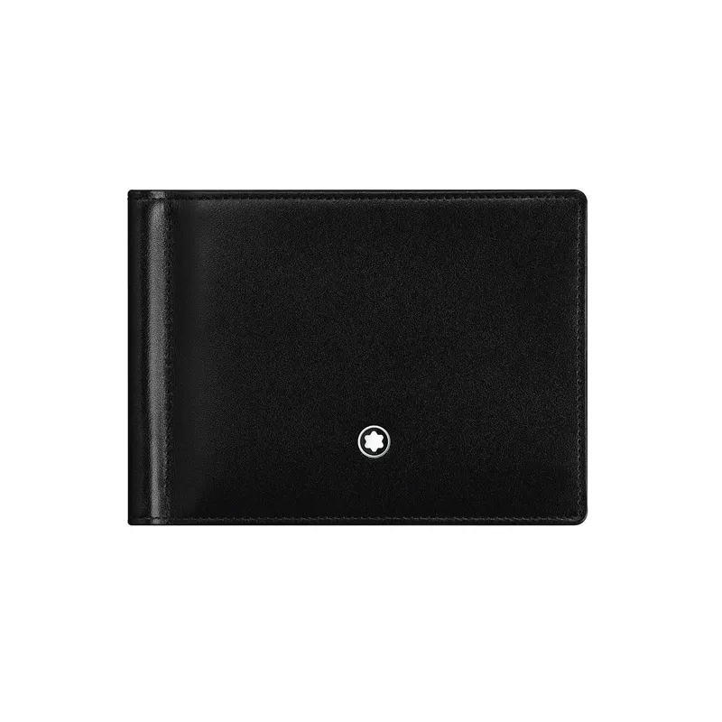 Montblanc 5525 MeisterstÃ¼ck 6CC Money Clip Wallet Black