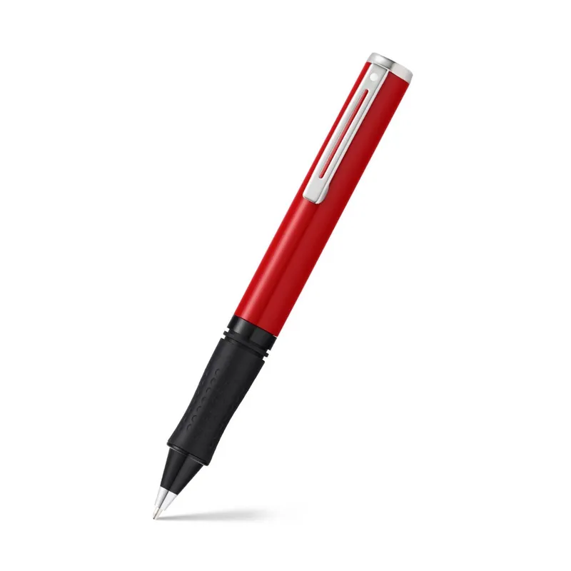 Sheaffer 9207 Pop Ballpoint Pen Red with Chrome-Plated Trim