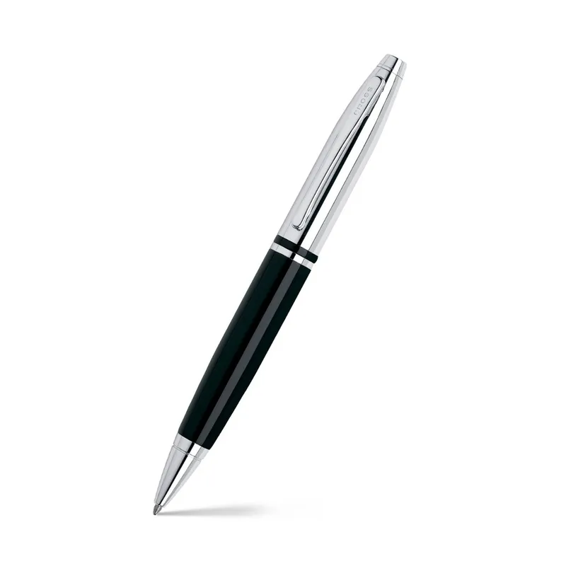 Cross AT0112-2 Calais Ballpoint Pen Black and Chrome