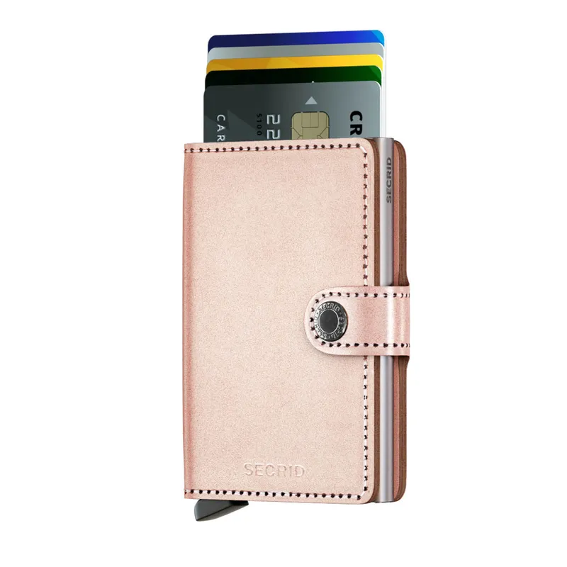 Secrid Miniwallet Metallic Rose