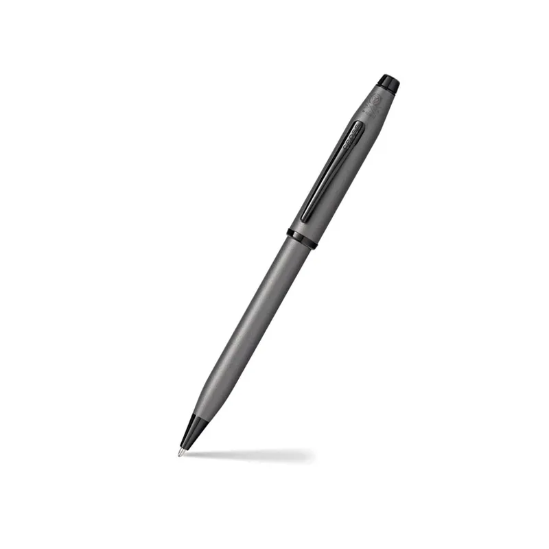 Cross AT0082WG-115 Century II Ballpoint Pen Gunmetal Grey with Black Trims