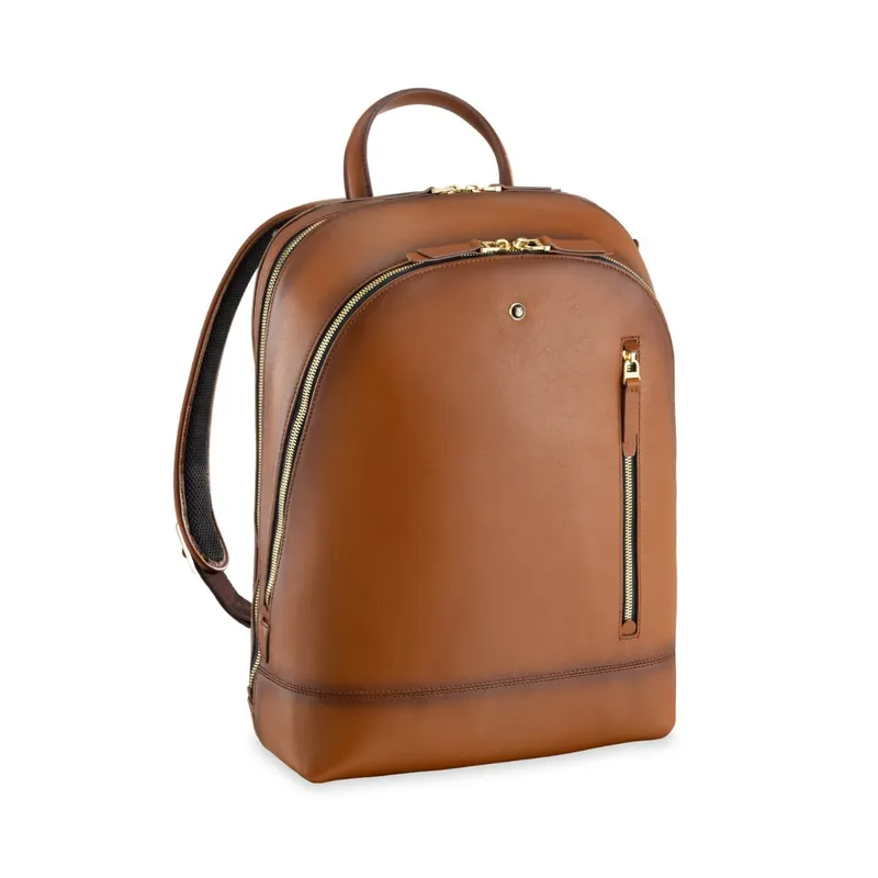 Lapis Bard Ducorium Hampton 14Inch Laptop Backpack Bag  Cognac