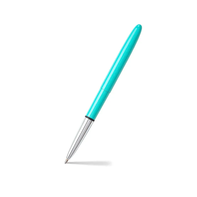 Fisher Space 400TBL Bullet Ballpoint pen with chrome grip Tahitian Blue