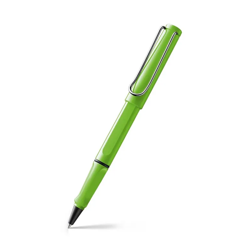 Lamy Safari 313 Rollerball Pen Green With Chrome Plated Clip