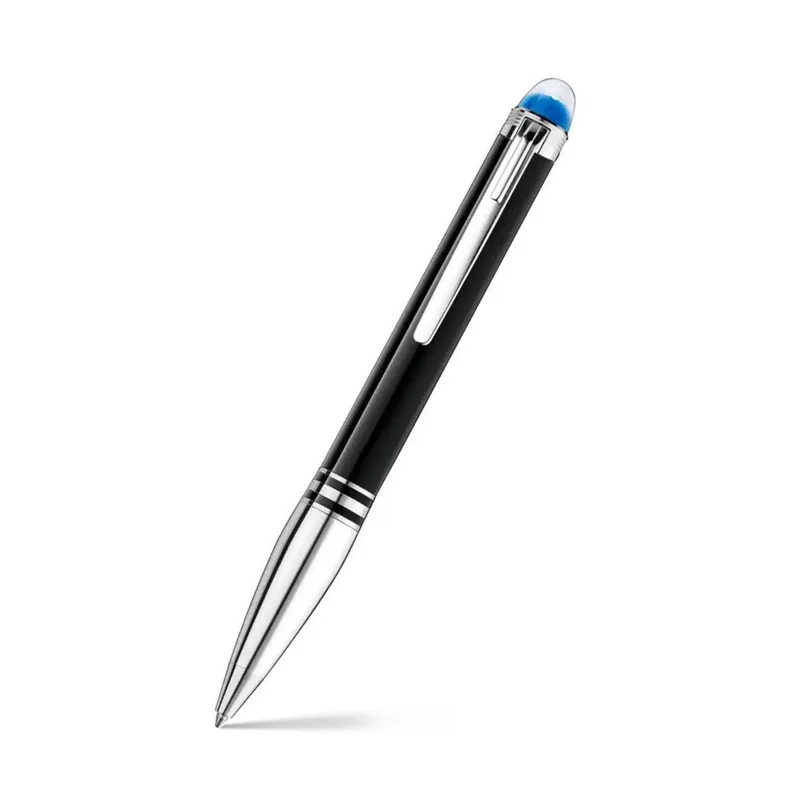 Montblanc StarWalker DouÃ© Ballpoint Pen - Black With Platinum Trims