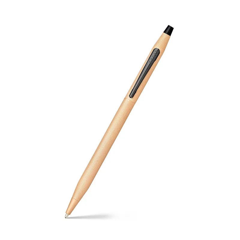 Cross AT0082-123 Classic Century Ballpoint Pen Brushed Rose Gold with Black Trims