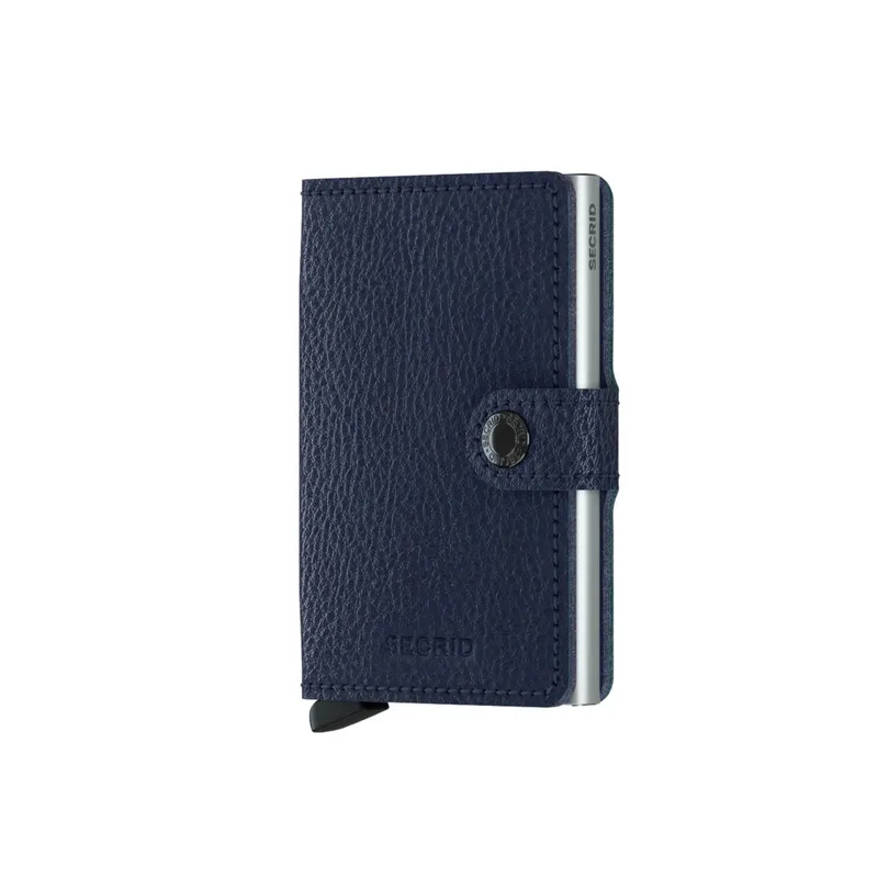 Secrid Miniwallet Upgraded Veg Navy with Silver Cardprotector