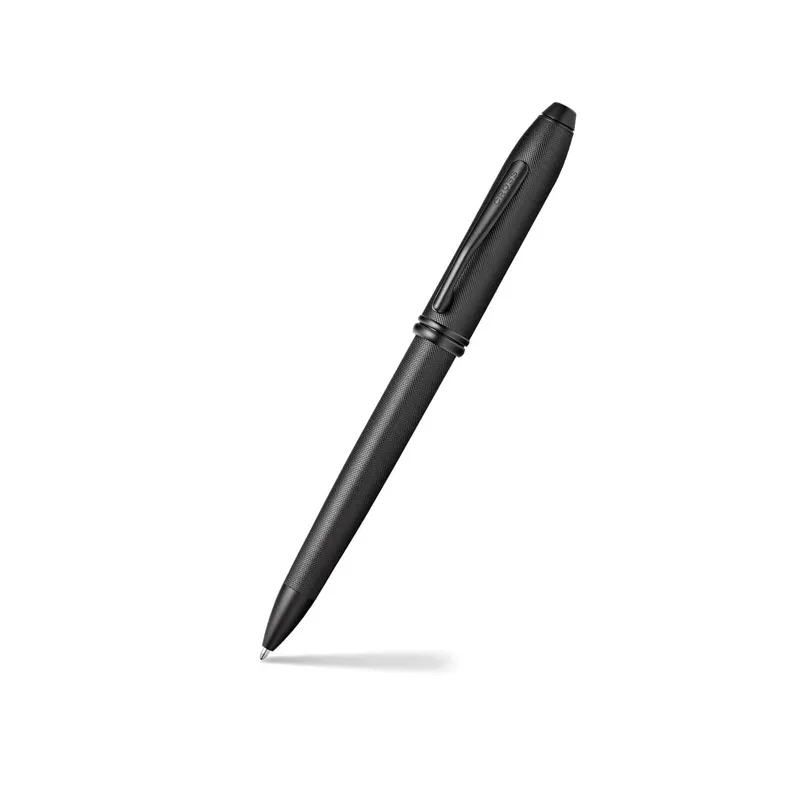 Cross Townsend Ballpoint Pen Black PVD Micro Knurl