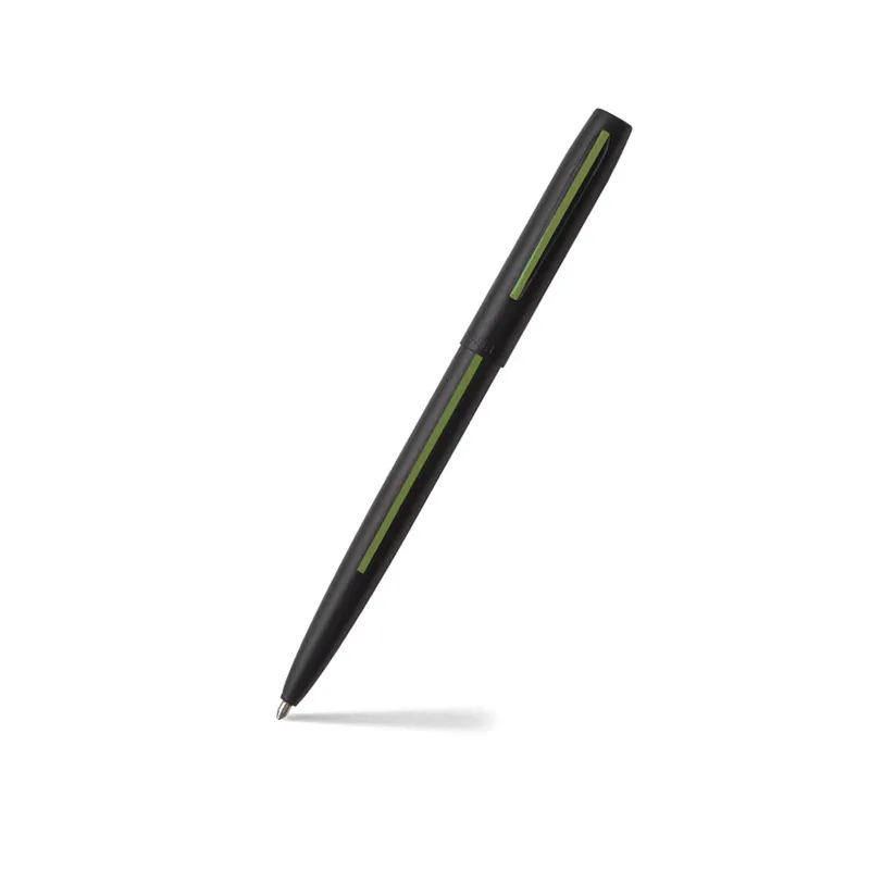 Fisher Space Non-Reflective Cap-O-Matic Conservation Ballpoint Pen Matte Black and Green
