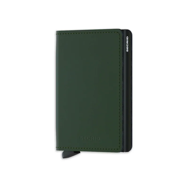 Secrid Slimwallet Matte - Green and Black
