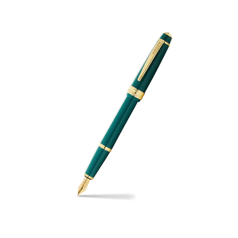 Cross AT0746-12MF Bailey Light Fountain Pen Green