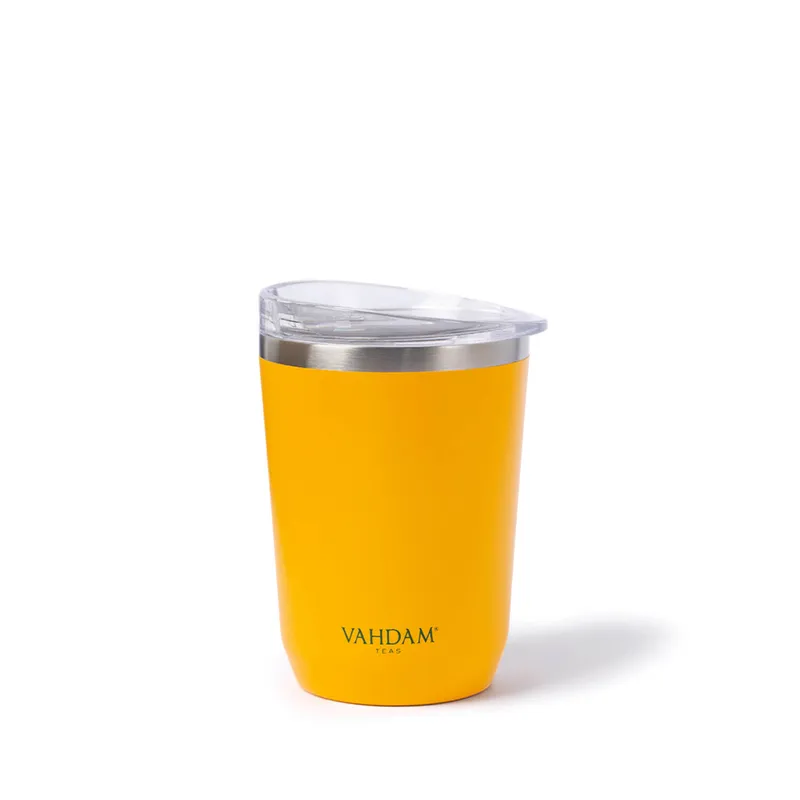 Vahdam Ardour Tumbler (350 ml) Yellow