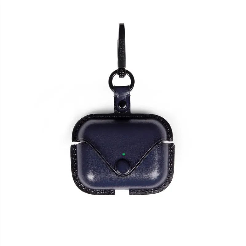 Lapis Bard Ducorium Leather AirPod Pro Case - Navy Blue