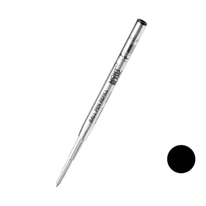 Montblanc 116189 Ballpoint Refill Fine (Pack Of 2) Mystery Black