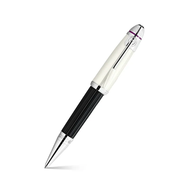 Montblanc Great Characters Jimi Hendrix Special Edition Ballpoint Pen - Black With Platinum Trim